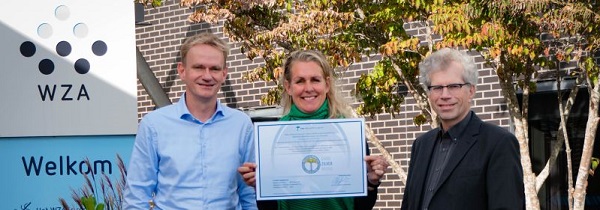Vlnr Hans Mulder, Brenda Veltink, Adriaan van Engelen