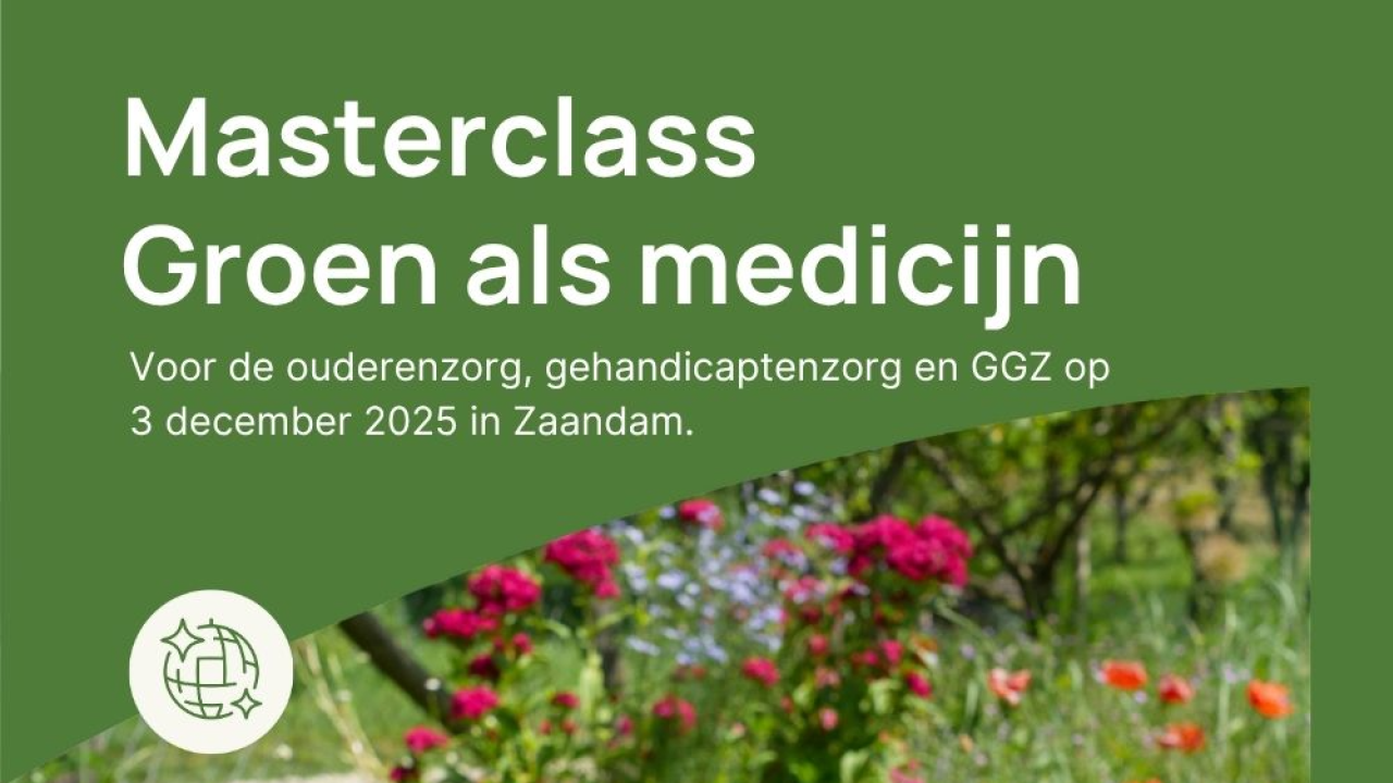 Masterclass Groen als medicijn op 3 december 2025
