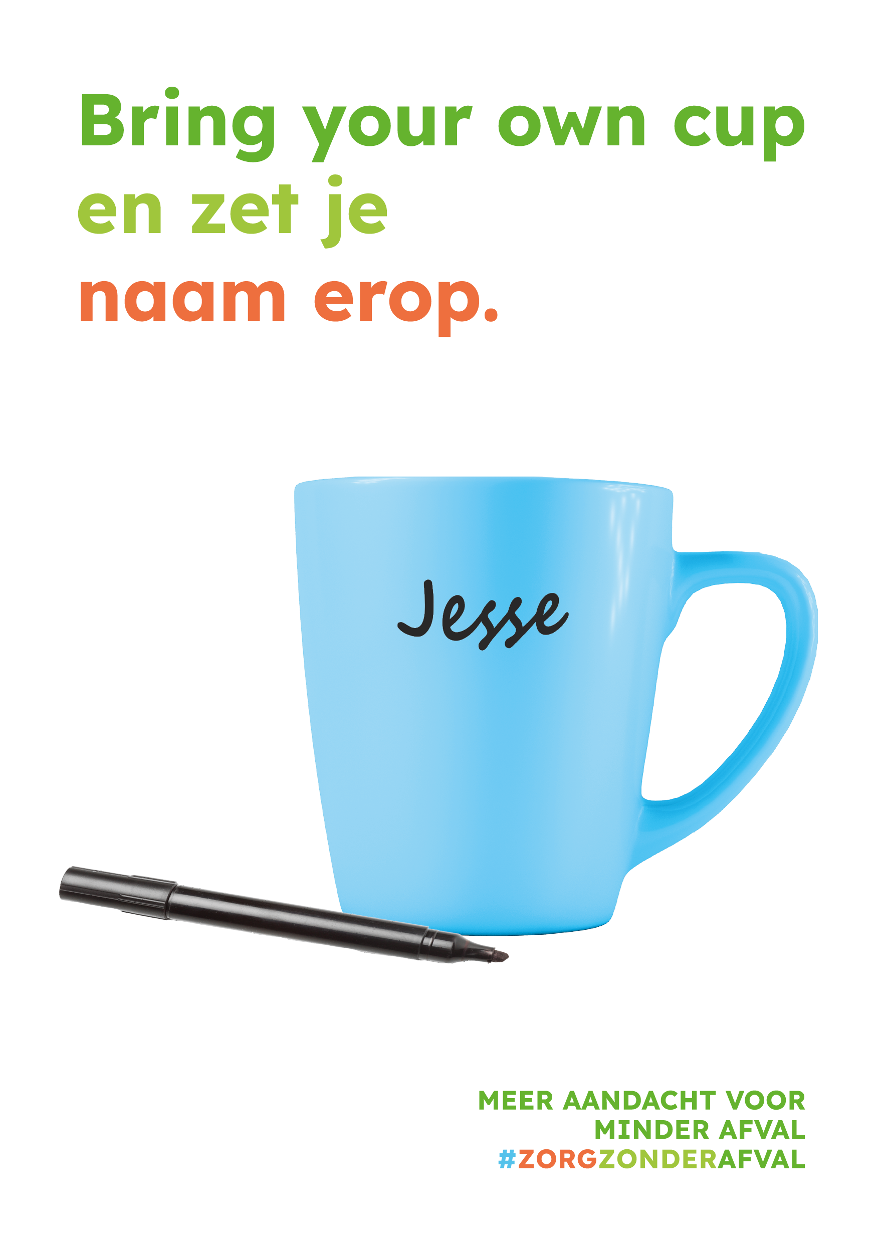 Tip Zet je naam erop Zorg zonder Afval